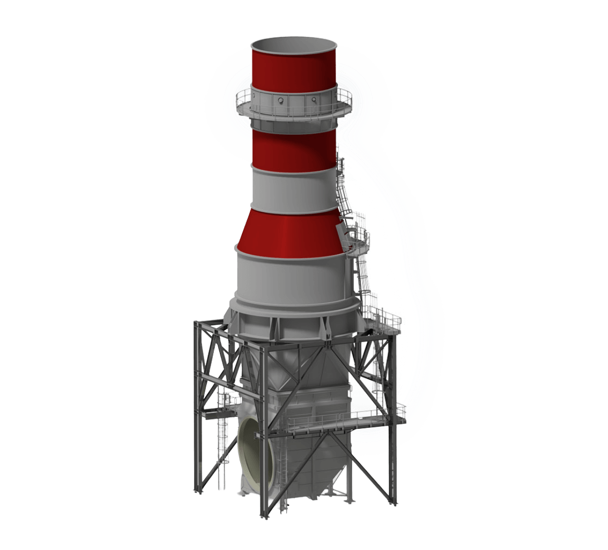 Exhaust And Diverter Solutions Product Simple Cycle Exhaust Gas Stacks NEM Energy