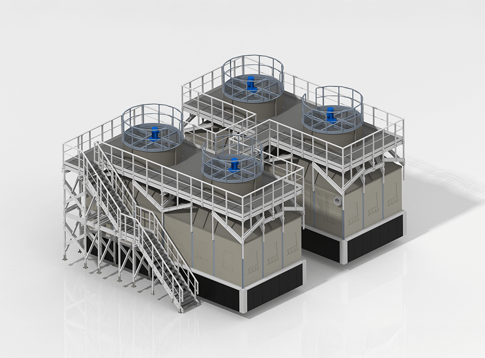 Project model Cooling Tower Project in France