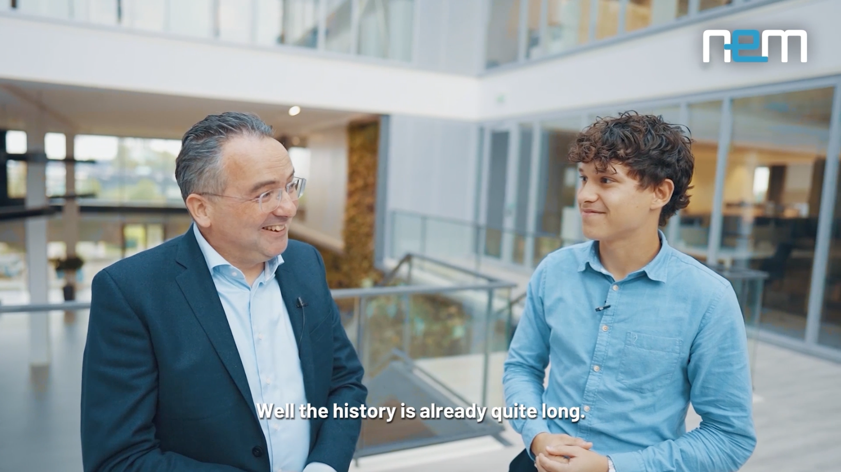 Video interview CEO - history